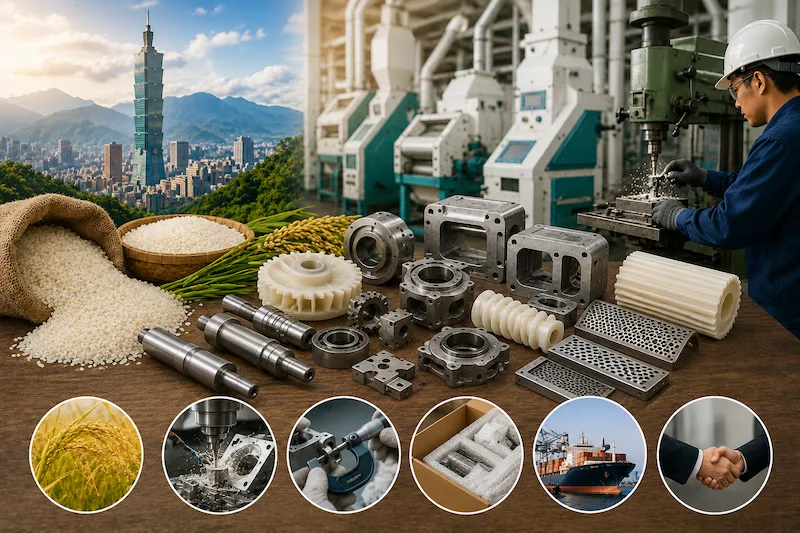 Benefits of Using Taiwan-Manufactured Rice Mill Components